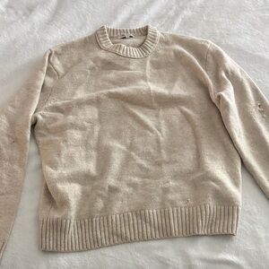Madewell Cream Crew Neck Sweater